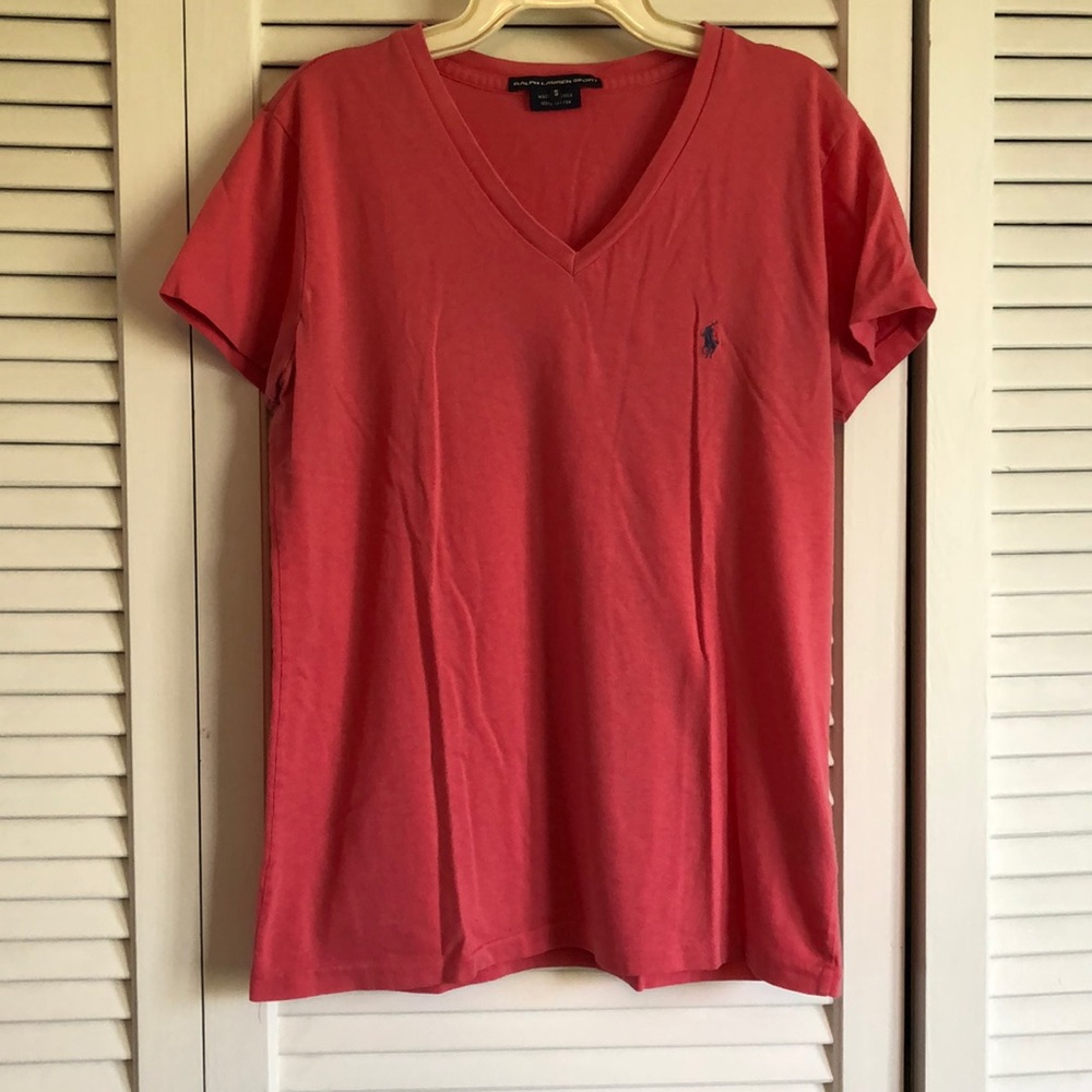 Pink polo tee